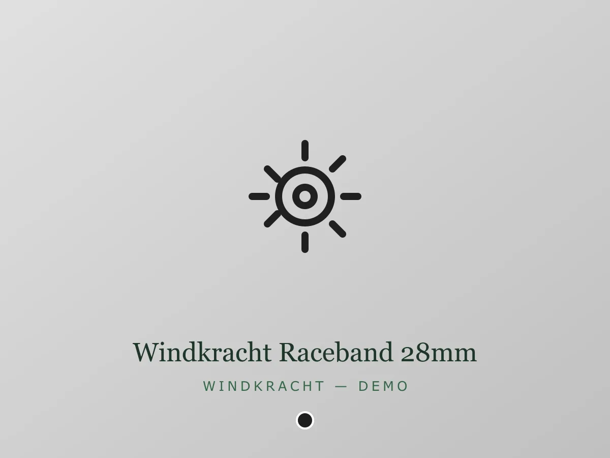 Windkracht Raceband 28mm