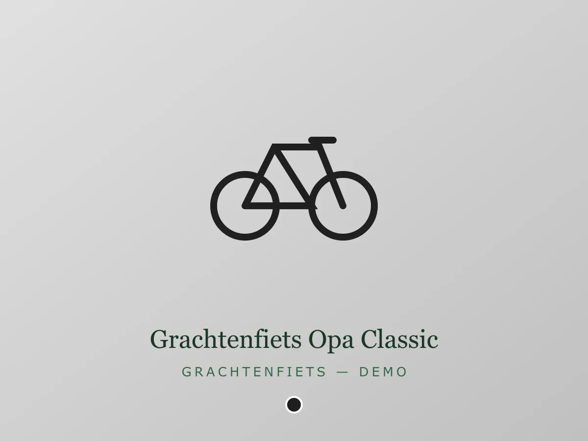 Grachtenfiets Opa Classic