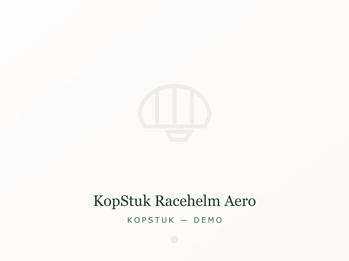 KopStuk Racehelm Aero