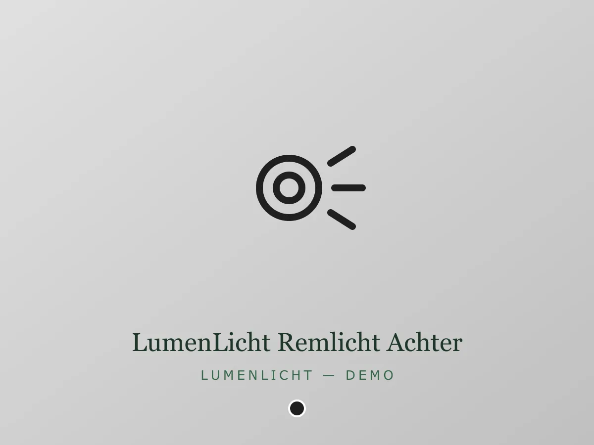 LumenLicht Remlicht Achter