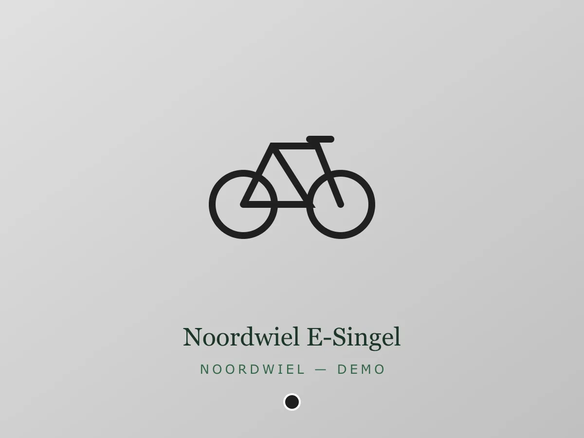Noordwiel E-Singel - zwart