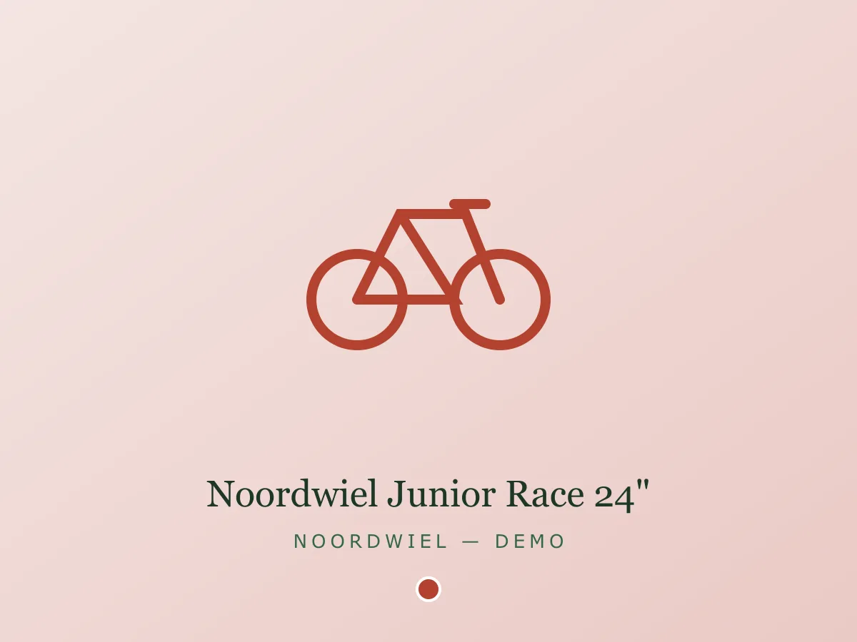 Noordwiel Junior Race 24" - rood