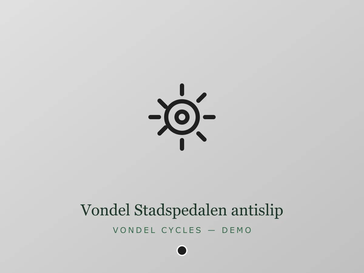 Vondel Stadspedalen antislip