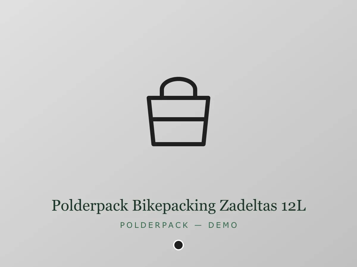 Polderpack Bikepacking Zadeltas 12L