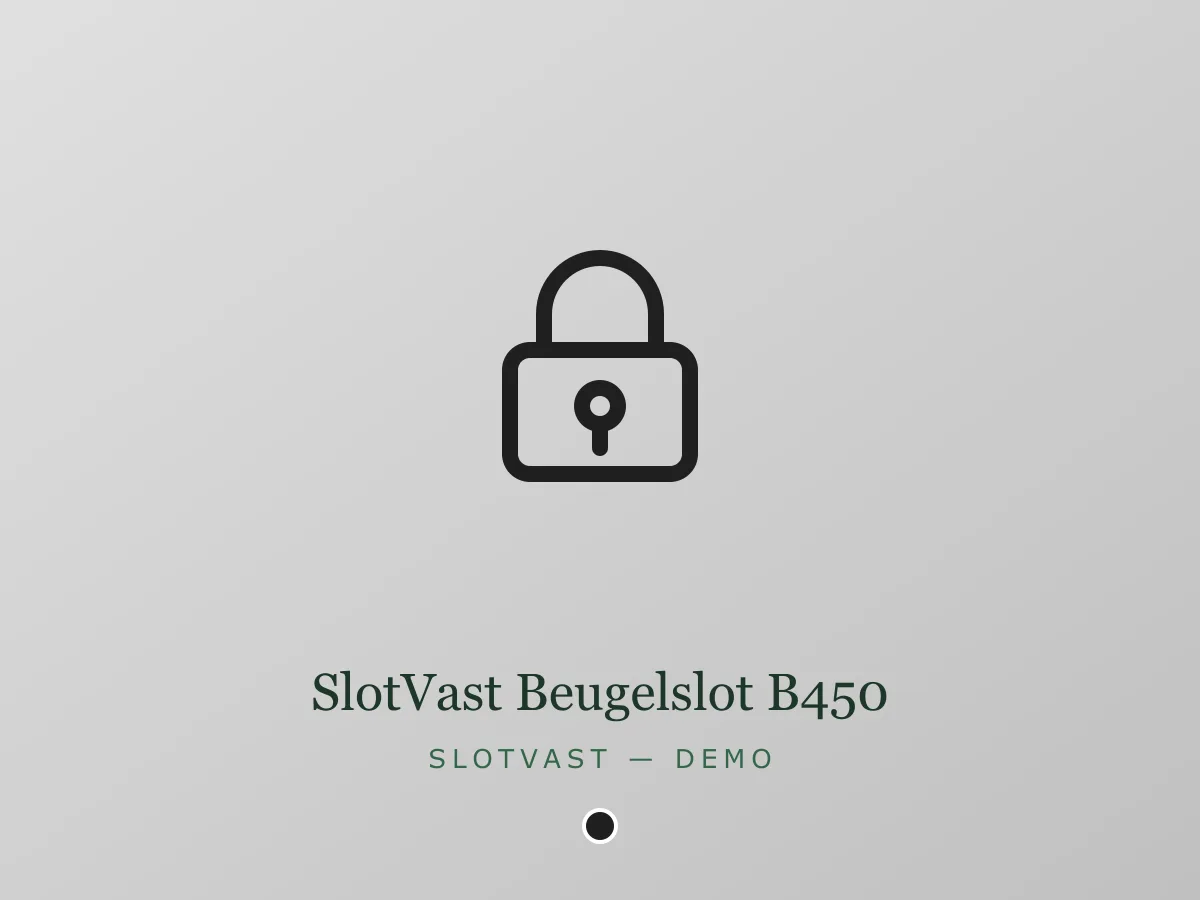 SlotVast Beugelslot B450