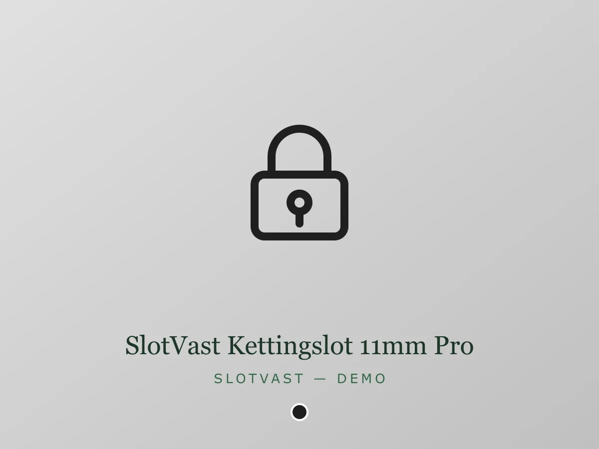 SlotVast Kettingslot 11mm Pro