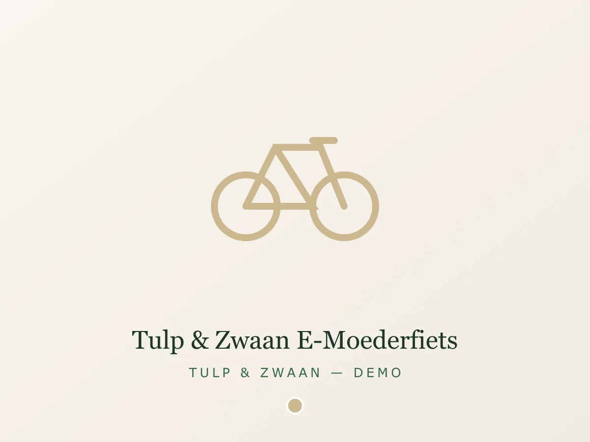 Tulp & Zwaan E-Moederfiets - zand