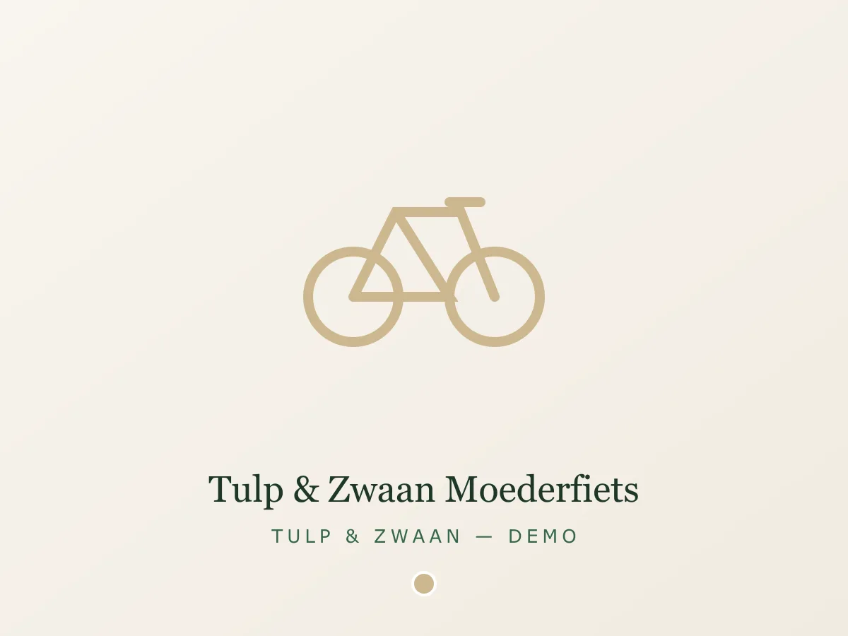 Tulp & Zwaan Moederfiets - zand