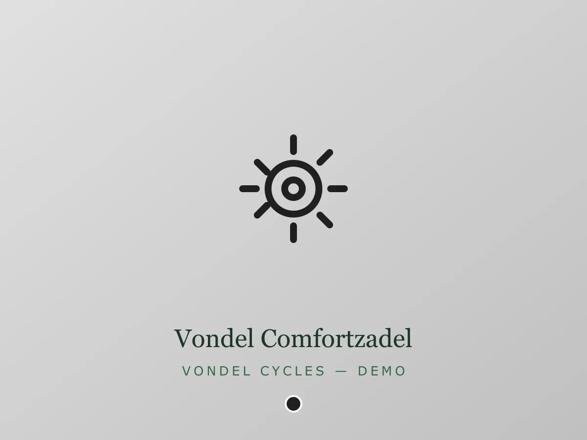 Vondel Comfortzadel - zwart